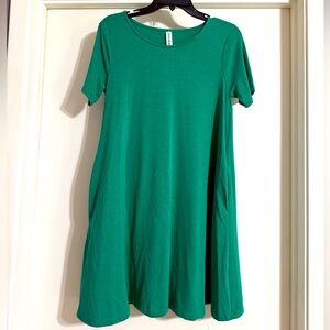 Green Casual Women's Dress